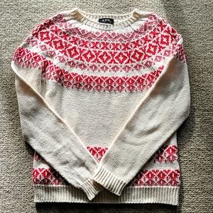 A.P.C. fairisle sweater